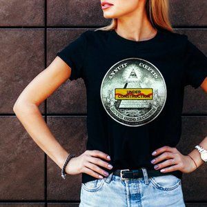 Black Streetwear Graphic T Shirt